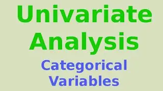 Univariate Analysis: Categorical Variables