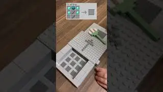 Crafting Minecraft Trident BUT Lego? 