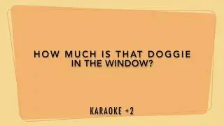 How Much is That Doggie in the Window Backing Track +2