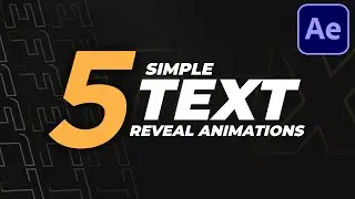 After Effects Tutorial: 5 Text Reveal Animations With No Plug-Ins