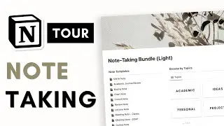 How to Take Notes in Notion | Best Tips + Template Tour