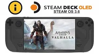 Assassin's Creed Valhalla on Steam Deck OLED with Steam OS 3.6