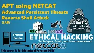 Advanced Persistent Threat Tutorial using Netcat - Reverse shell - APT