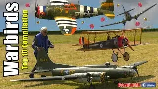 RC BEST TOP 10 WARBIRDS WW1 and WW2 (Action Compilation)