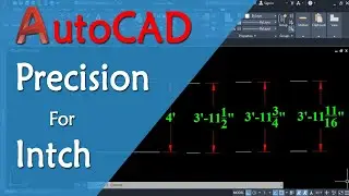 Set the precision of primary dimension || Precision for Intches in AutoCAD
