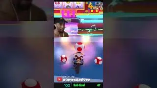 Mario Kart 8 Deluxe -Rage At Finish Line 😡 #shorts #mk8dx