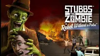 Прохождение Stubbs The Zombie в 2023 году,захватили танк и попускаем военных