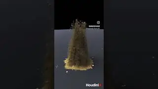 Here is the Final Animation 😊, I'm following a lot of tutorials #ammarkhanim #Houdini #simulation