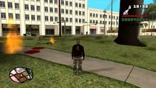 GTA San Andreas _032_ первый захват территории