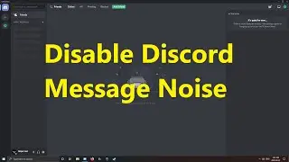 How to Turn off Discord Notification Sound