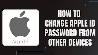 How to reset Apple I'd password | iCloud I'd password change | Forgot Apple id password change easy|