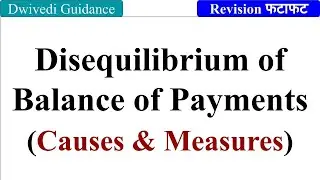 Disequilibrium of Balance of Payments : Causes and Measures, Foreign Exchange and Risk Management