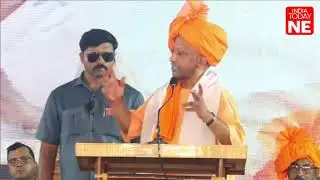Live || UP chief minister Yogi Adityanath arrives in Tripura to inaugurate temple