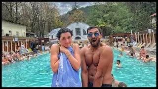 Swimming in winter | Yalova city Turkey | termal in yalova  #livinginturkey