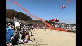 British Army Red Devils Parachute Team - Lyme Regis Lifeboat Week 2022