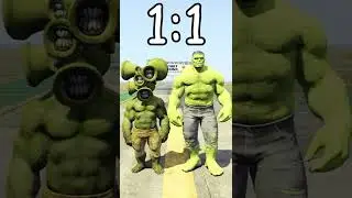 SIREN HULK vs GREEN HULK in GTA 5! (BATTLES) 