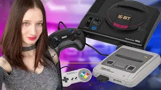 Маша играет в Ретро ИГРЫ SEGA SNES