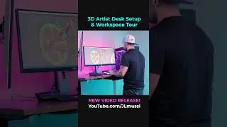 [Trailer] The ULTIMATE 3D Artist Desk Setup & Workspace Tour