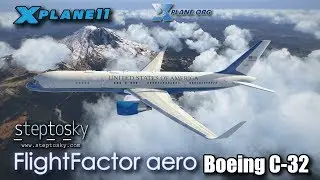 Flight Factor & StepToSky Boeing C32 for X-plane 11 (Included in 757 Extended & Global Packages)