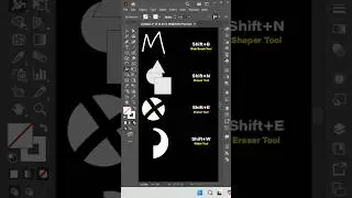 Adobe illustrator Useful Shortcuts #shorts