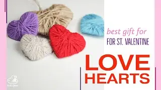 How to create easy St. Valentin's hearts? Easy Craft - DIY - How to