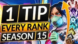 1 Best TIP for EVERY Rank in Season 15 - PREDATOR Tricks - Apex Legends Guide