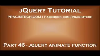 jquery animate function