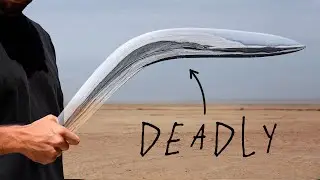 I Built a Transparent Boomerang (it's lethal)
