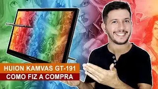 Como comprei o meu HUION KAMVAS GT-191!