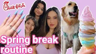 OUR SPRING BREAK MORNING ROUTINE! THE MIR FAM