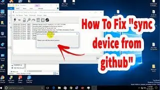 How To Fix sync device from github | Syncing devices from github flashtool solucion,