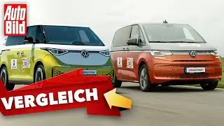 VW ID.Buzz vs. VW Multivan T7 (2022) | Welcher VW-Bus hat die Nase vorn? | Vergleich mit Moritz Doka