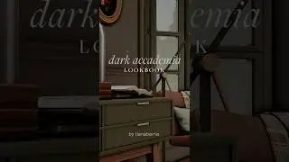 dark academia lookbook┊