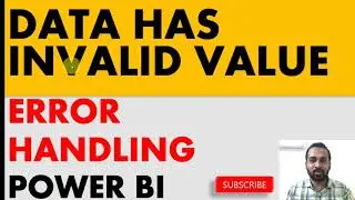 Data has invalid Value Error Handling in Power BI TAIK18 (18-5) Power BI