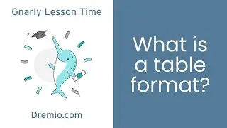 GLT #1 - What is a table format? (like Apache Iceberg, Delta Lake and Apache Hudi)