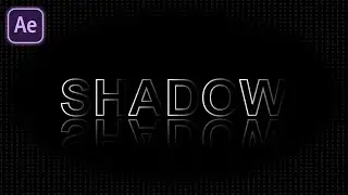 Shadow Stroke Text Reveal in After Effects - After Effects Tutorial