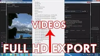 How to export Full HD video in adobe premiere pro cc 2017 for Youtube, Vimeo and Facebook