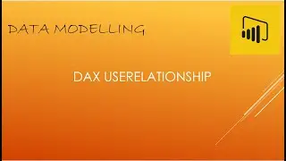 DAX USERELATIONSHIP Power BI