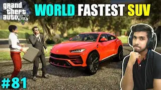 DELIVERY OF THE NEW LAMBORGHINI URUS | GTA V GAMEPLAY #81