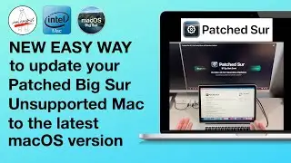 Update Big Sur on Unsupported Mac with Patched Sur [NEW EASY WAY] 11.5.1 Update with ONE CLICK!