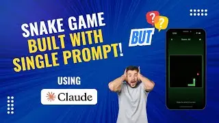 I built Snake Game with a Single Prompt using Claude AI and Flutter | Vibe Coding | Flutter Tutorial