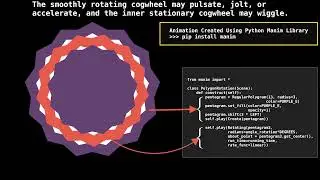 Is red cogwheel pulsating, jolting , accelerating or rotating smoothly? | Velocity illusions