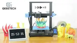 Geeetech THUNDER 3D Printer Printing Nine-tailed Fox