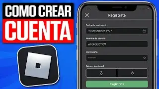 Cómo CREAR CUENTA de ROBLOX desde el CELULAR (2024)