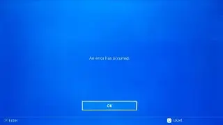 Fixed An error has occurred when Sign in to PSN on PS4