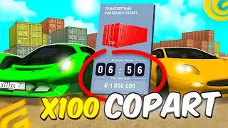 ОТКРЫЛ 100 COPART КОНТЕЙНЕРОВ в GRAND MOBILE