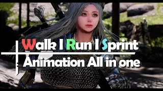 SKYRIM MOD I Walk I Run I Sprint I Animation All in one