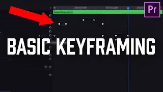 How to animate a text or title in Premiere Pro with keyframing