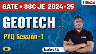 SSC JE 2024 Civil Final Revision PYQ-1 | GATE 2025 Preparation Civil | Sandeep Sir