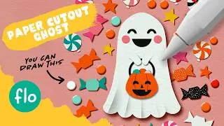 Halloween Paper Cutout Drawing Tutorial for PROCREATE